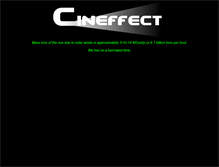 Tablet Screenshot of cineffect.com